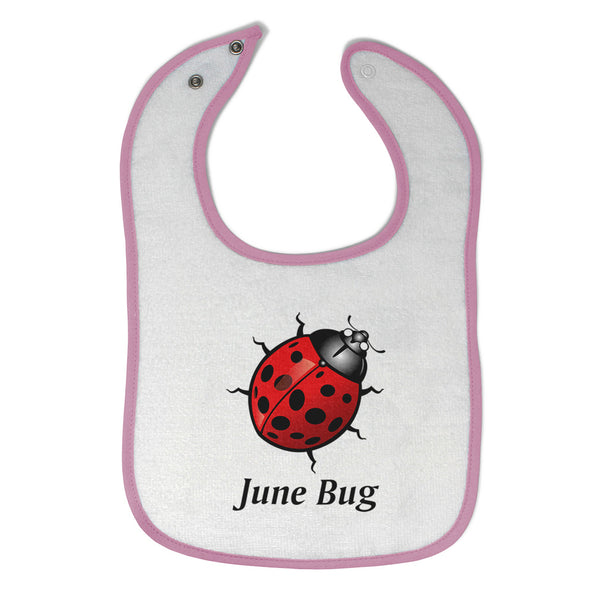 Cloth Bibs for Babies June Bug Ladybug Baby Accessories Burp Cloths Cotton - Cute Rascals