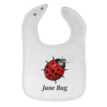 Cloth Bibs for Babies June Bug Ladybug Baby Accessories Burp Cloths Cotton - Cute Rascals