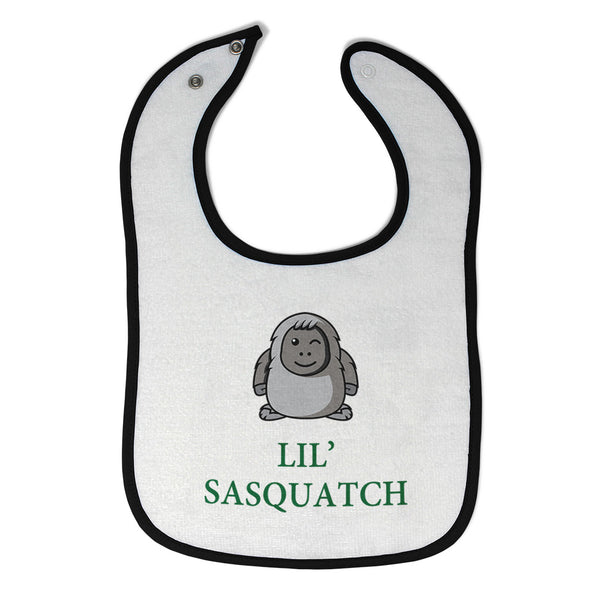 Cloth Bibs for Babies Lil' Sasquatch Baby Accessories Burp Cloths Cotton - Cute Rascals