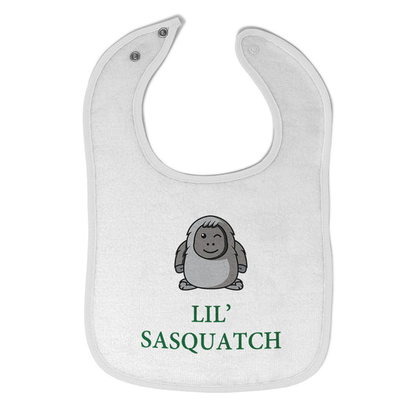 Cloth Bibs for Babies Lil' Sasquatch Baby Accessories Burp Cloths Cotton - Cute Rascals