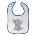 Cloth Bibs for Babies Baby Elephant Smiling Baby Accessories Burp Cloths Cotton