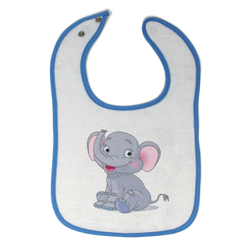Cloth Bibs for Babies Baby Elephant Smiling Baby Accessories Burp Cloths Cotton