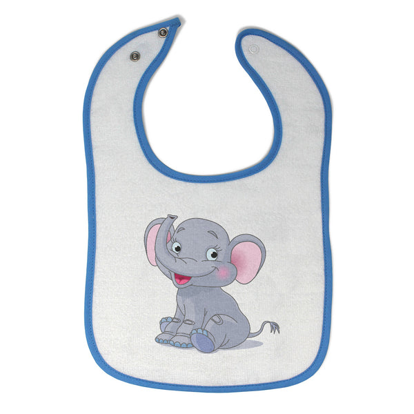 Cloth Bibs for Babies Baby Elephant Smiling Baby Accessories Burp Cloths Cotton - Cute Rascals