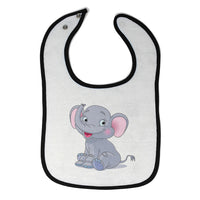 Cloth Bibs for Babies Baby Elephant Smiling Baby Accessories Burp Cloths Cotton - Cute Rascals