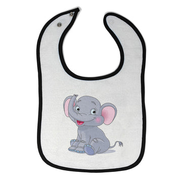 Cloth Bibs for Babies Baby Elephant Smiling Baby Accessories Burp Cloths Cotton