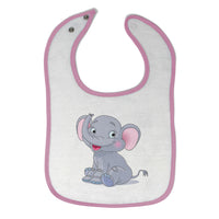 Cloth Bibs for Babies Baby Elephant Smiling Baby Accessories Burp Cloths Cotton - Cute Rascals