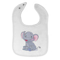 Cloth Bibs for Babies Baby Elephant Smiling Baby Accessories Burp Cloths Cotton