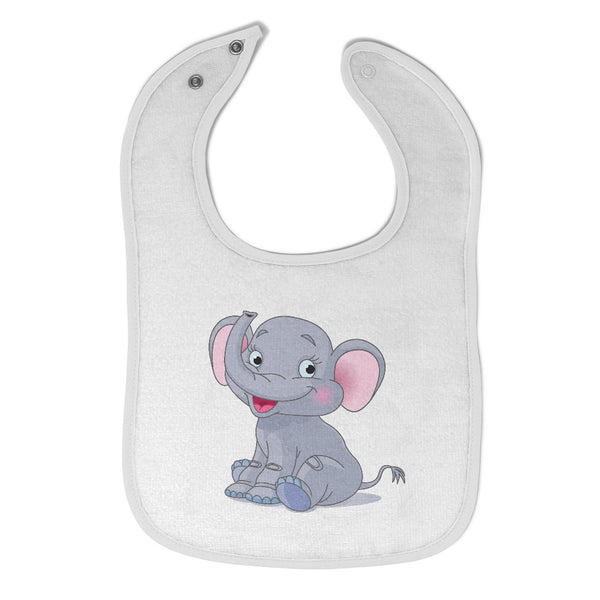 Cloth Bibs for Babies Baby Elephant Smiling Baby Accessories Burp Cloths Cotton - Cute Rascals