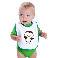Cloth Bibs for Babies Penguin Baby Greeting Ocean Sea Life Baby Accessories - Cute Rascals