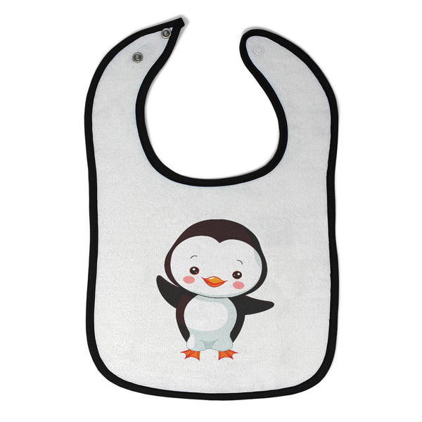 Cloth Bibs for Babies Penguin Baby Greeting Ocean Sea Life Baby Accessories - Cute Rascals