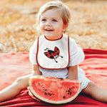 Cloth Bibs for Babies Ladybug Flying Baby Accessories Burp Cloths Cotton - Cute Rascals