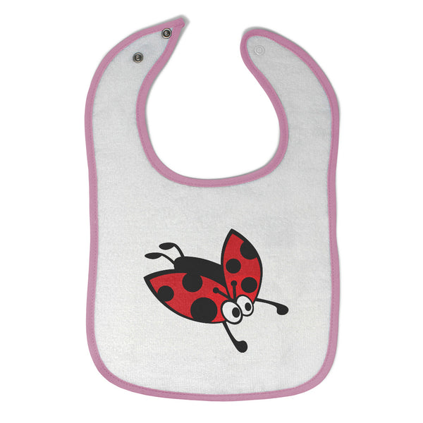 Cloth Bibs for Babies Ladybug Flying Baby Accessories Burp Cloths Cotton - Cute Rascals