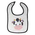 Cloth Bibs for Babies Cow Face Farm Baby Accessories Burp Cloths Cotton