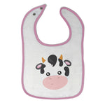 Cloth Bibs for Babies Cow Face Farm Baby Accessories Burp Cloths Cotton - Cute Rascals