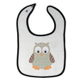 Cloth Bibs for Babies Owl Toy Blue Gray Baby Accessories Burp Cloths Cotton
