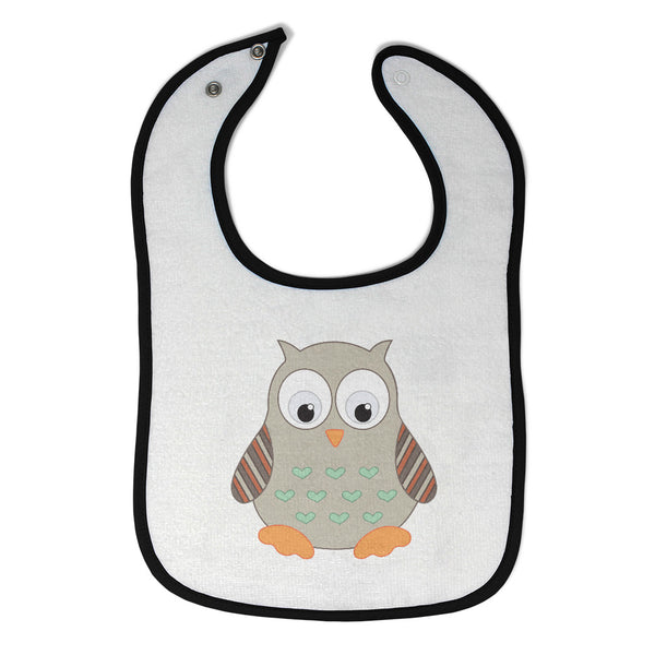 Cloth Bibs for Babies Owl Toy Blue Gray Baby Accessories Burp Cloths Cotton - Cute Rascals