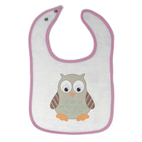 Cloth Bibs for Babies Owl Toy Blue Gray Baby Accessories Burp Cloths Cotton - Cute Rascals