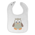 Cloth Bibs for Babies Owl Toy Blue Gray Baby Accessories Burp Cloths Cotton - Cute Rascals