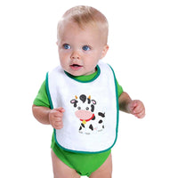 Cloth Bibs for Babies Cow Bell Farm Baby Accessories Burp Cloths Cotton - Cute Rascals