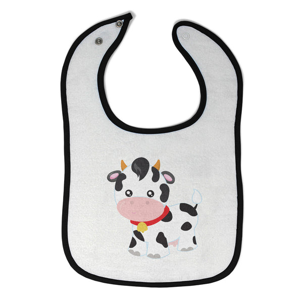 Cloth Bibs for Babies Cow Bell Farm Baby Accessories Burp Cloths Cotton - Cute Rascals