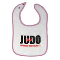 Cloth Bibs for Babies Judo Japanese Martial Arts Sport Baby Accessories Cotton