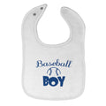 Baby Boy Bibs Baseball Boy Baseball Sports Baseball Burp Cloths Contrast Trim