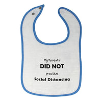 Cloth Bibs for Babies Parents Practice Distancing Quarantine Baby Cotton - Cute Rascals