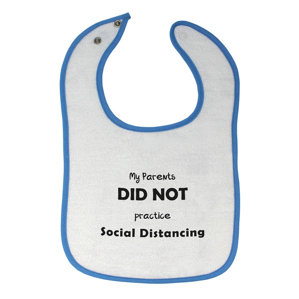 Cloth Bibs for Babies Parents Practice Distancing Quarantine Baby Cotton - Cute Rascals