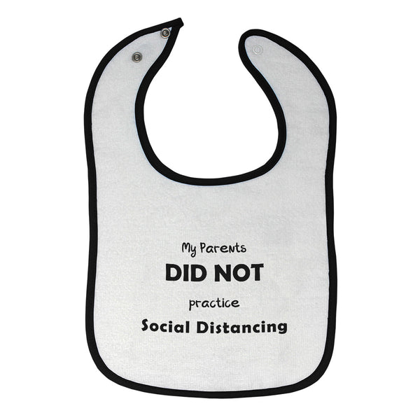 Cloth Bibs for Babies Parents Practice Distancing Quarantine Baby Cotton - Cute Rascals