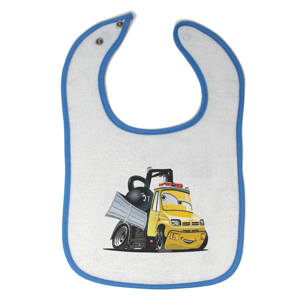 Cloth Bibs for Babies Tow Truck Carrying Weight Trucks Baby Accessories Cotton - Cute Rascals