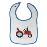 Cloth Bibs for Babies Tractor Red Open Roof Car Auto Baby Accessories Cotton - Cute Rascals