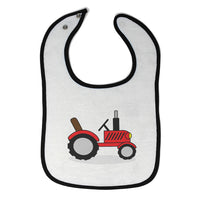 Cloth Bibs for Babies Tractor Red Open Roof Car Auto Baby Accessories Cotton - Cute Rascals