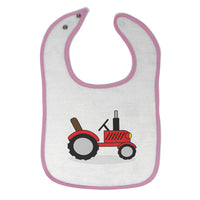 Cloth Bibs for Babies Tractor Red Open Roof Car Auto Baby Accessories Cotton - Cute Rascals