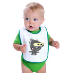 Cloth Bibs for Babies Monster Fish Cartoon Character Baby Accessories Cotton - Cute Rascals