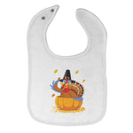 Cloth Bibs for Babies Turkey in Pumpkin Thanksgiving Holidays Characters Others - Cute Rascals