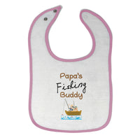 Cloth Bibs for Babies Papa's Fishing Buddy Dad Father's Day Baby Accessories - Cute Rascals