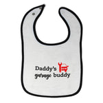 Cloth Bibs for Babies Daddy's Garage Buddy Mechanic Dad Father's Day Cotton - Cute Rascals