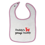 Cloth Bibs for Babies Daddy's Garage Buddy Mechanic Dad Father's Day Cotton - Cute Rascals