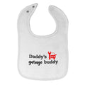 Cloth Bibs for Babies Daddy's Garage Buddy Mechanic Dad Father's Day Cotton