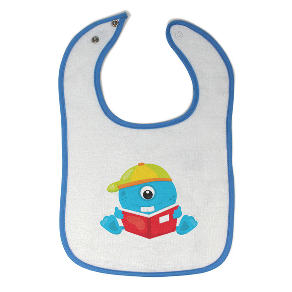 Cloth Bibs for Babies Student Monster Blue Characters Monsters Baby Accessories - Cute Rascals