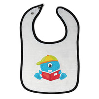 Cloth Bibs for Babies Student Monster Blue Characters Monsters Baby Accessories - Cute Rascals