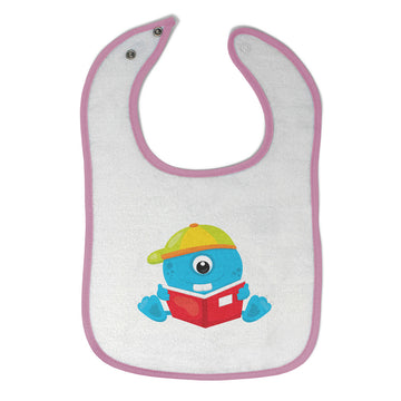 Cloth Bibs for Babies Student Monster Blue Characters Monsters Baby Accessories