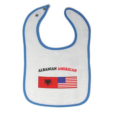 Cloth Bibs for Babies Albanian American Countries Baby Accessories Cotton