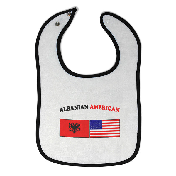 Cloth Bibs for Babies Albanian American Countries Baby Accessories Cotton - Cute Rascals