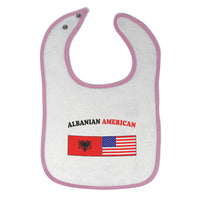 Cloth Bibs for Babies Albanian American Countries Baby Accessories Cotton - Cute Rascals