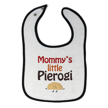 Cloth Bibs for Babies Mommy's Little Pierogi Polish Funny Humor Baby Accessories