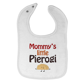Cloth Bibs for Babies Mommy's Little Pierogi Polish Funny Humor Baby Accessories