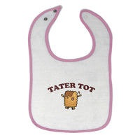 Cloth Bibs for Babies Tater Tot Baby Accessories Burp Cloths Cotton - Cute Rascals