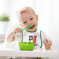 Cloth Bibs for Babies B Is for Bacon Lover Funny Baby Accessories Cotton - Cute Rascals