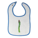 Cloth Bibs for Babies Asparagus with Face Food & Beverage Vegetables Cotton - Cute Rascals
